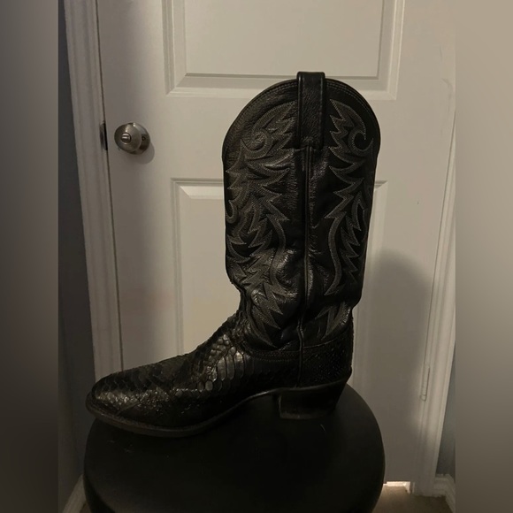 Dan Post Black Python Boots - Picture 8 of 10